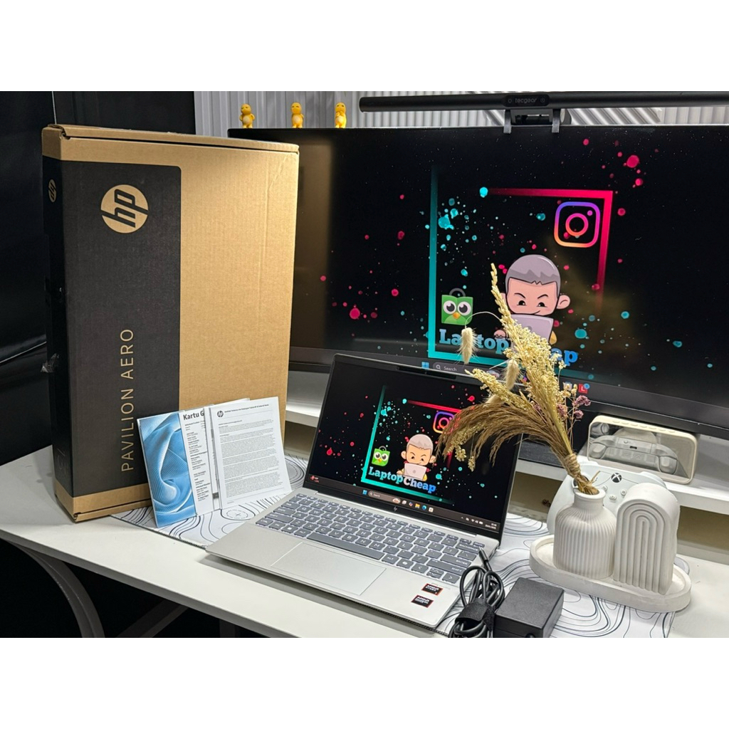 HP Pavilion Aero 13 BG0777AU Ryzen 7 8840U Ram 16 SSD 1TB Bobot 1Kg