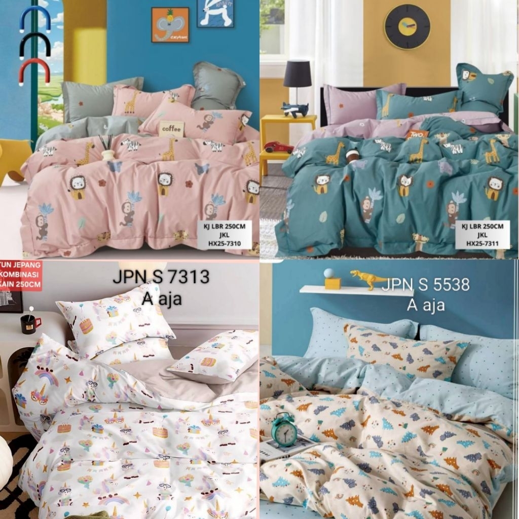 SPREI KATUN JEPANG KATUN JEPANG MOTIF KARAKTER