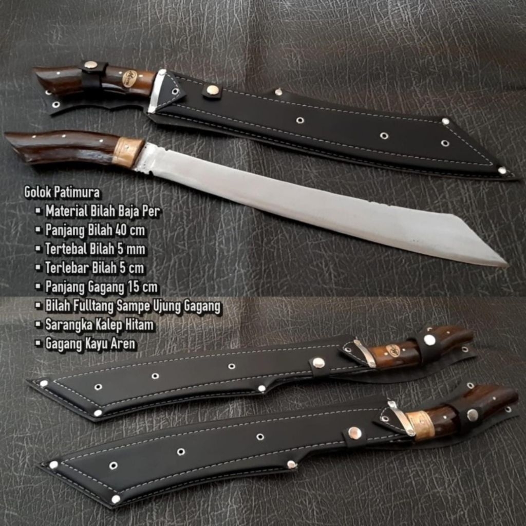 Golok ELZAN Asli Cibatu  - Tajam, Kuat, dan Tahan Lama3