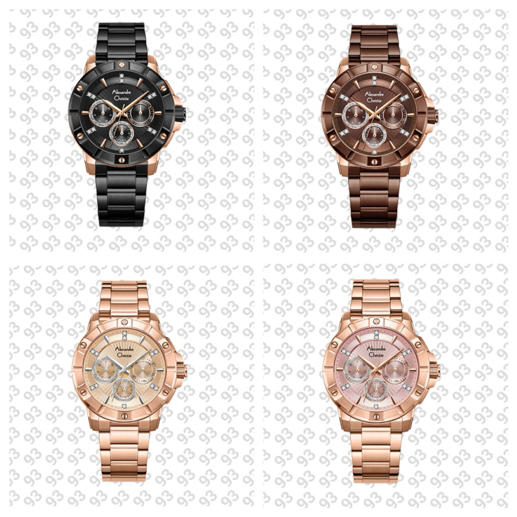 JAM TANGAN WANITA ALEXANDRE CHRISTIE  RANTAI AC 6609 / AC6609 ORIGINAL