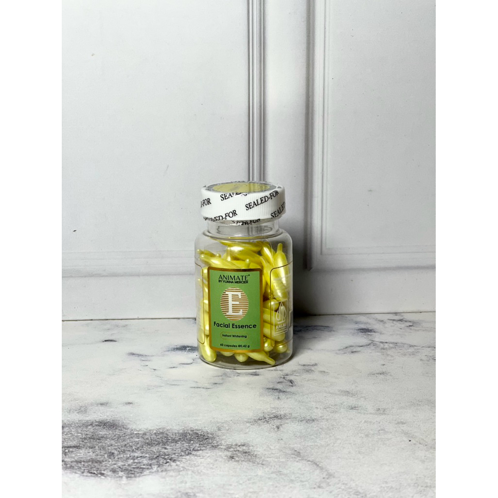 [NEW ORI] Serum Vitamin E | Animate Facial Essence | BPOM dan Halal isi 60 kapsul