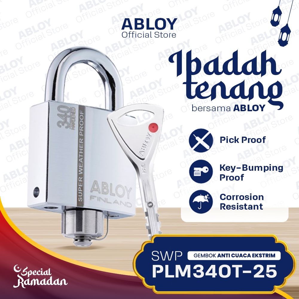 ABLOY Gembok Padlock PLM340T/SWP