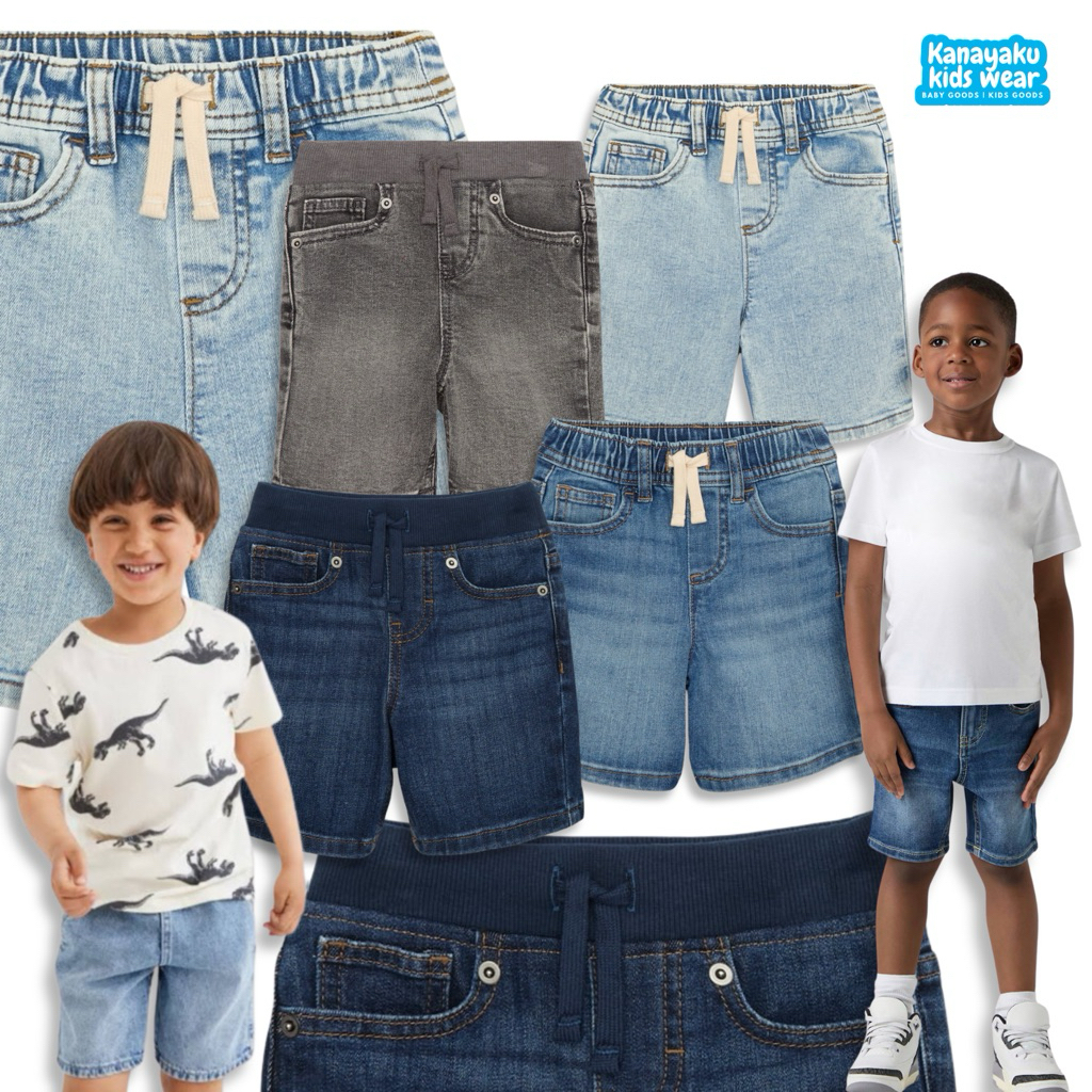 Celana pendek short pants denim stretchy wonder nation for boys