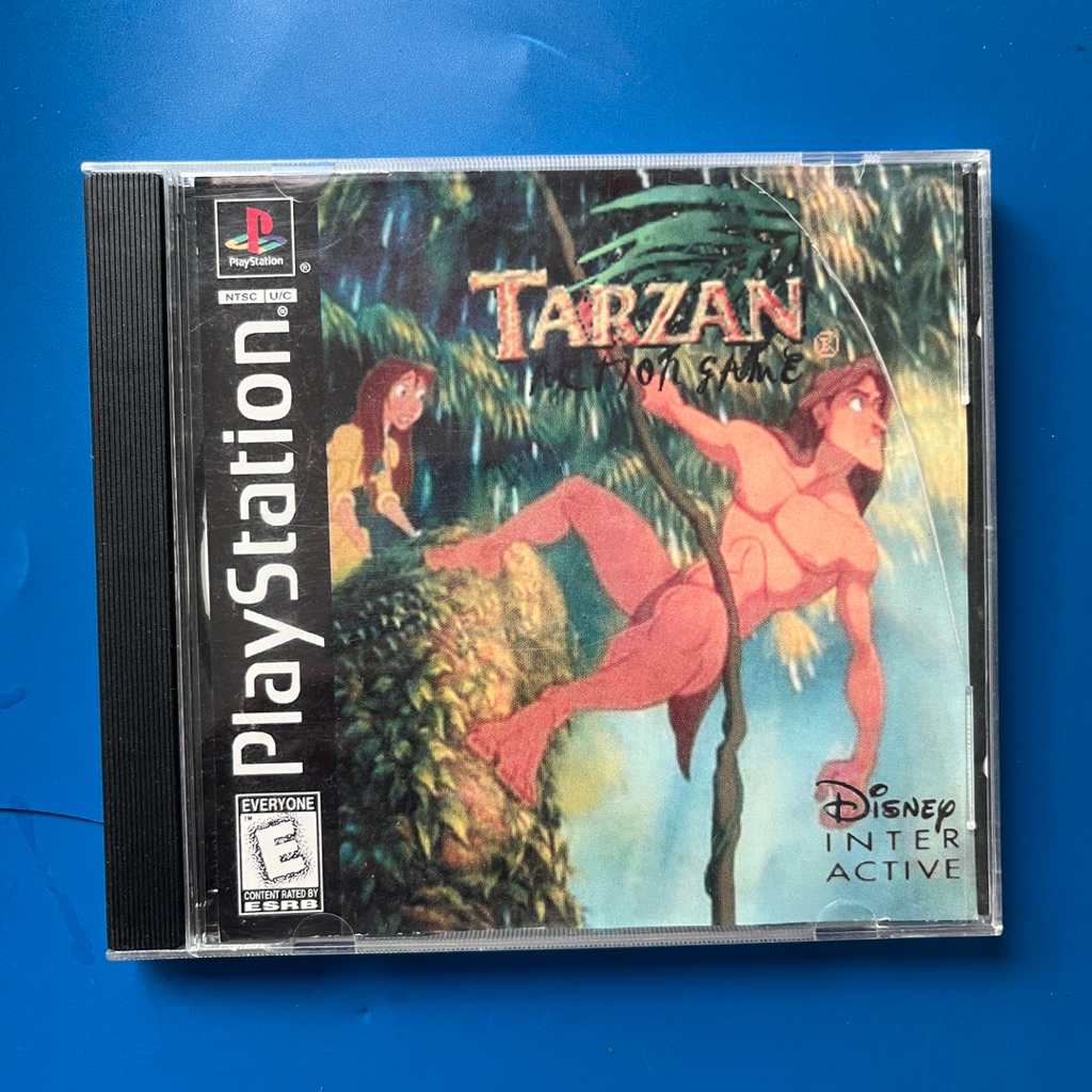 Tarzan PS1 kaset cd game ps 1