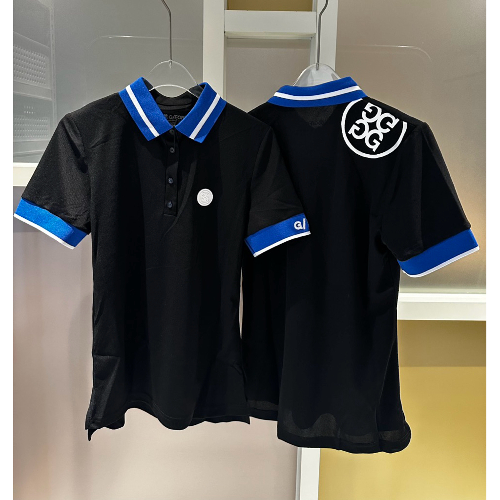 duniagolf gfore polo back logo golf polo baju golf wanita
