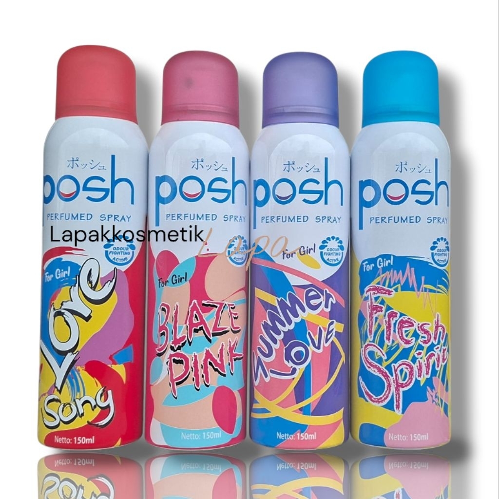 Harga 12 Pcs Dan 6 Pcs || Posh Parfum Spray For Girl 150ml All Varian