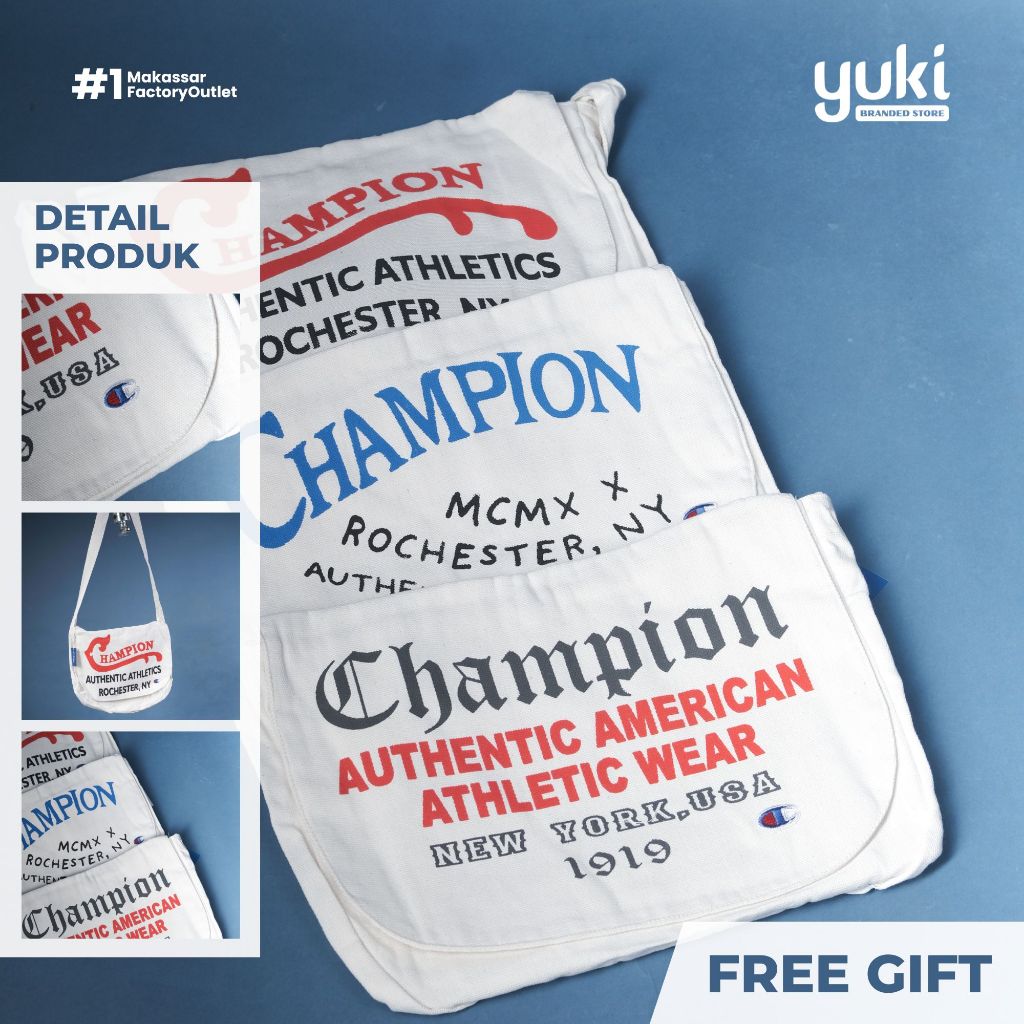 Yuki Branded Store|Tas selempang|Tote bag |Tas ch*ampionr