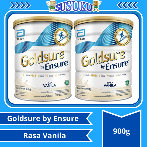 Goldsure by Ensure 900gr Vanila - Susu Dewasa