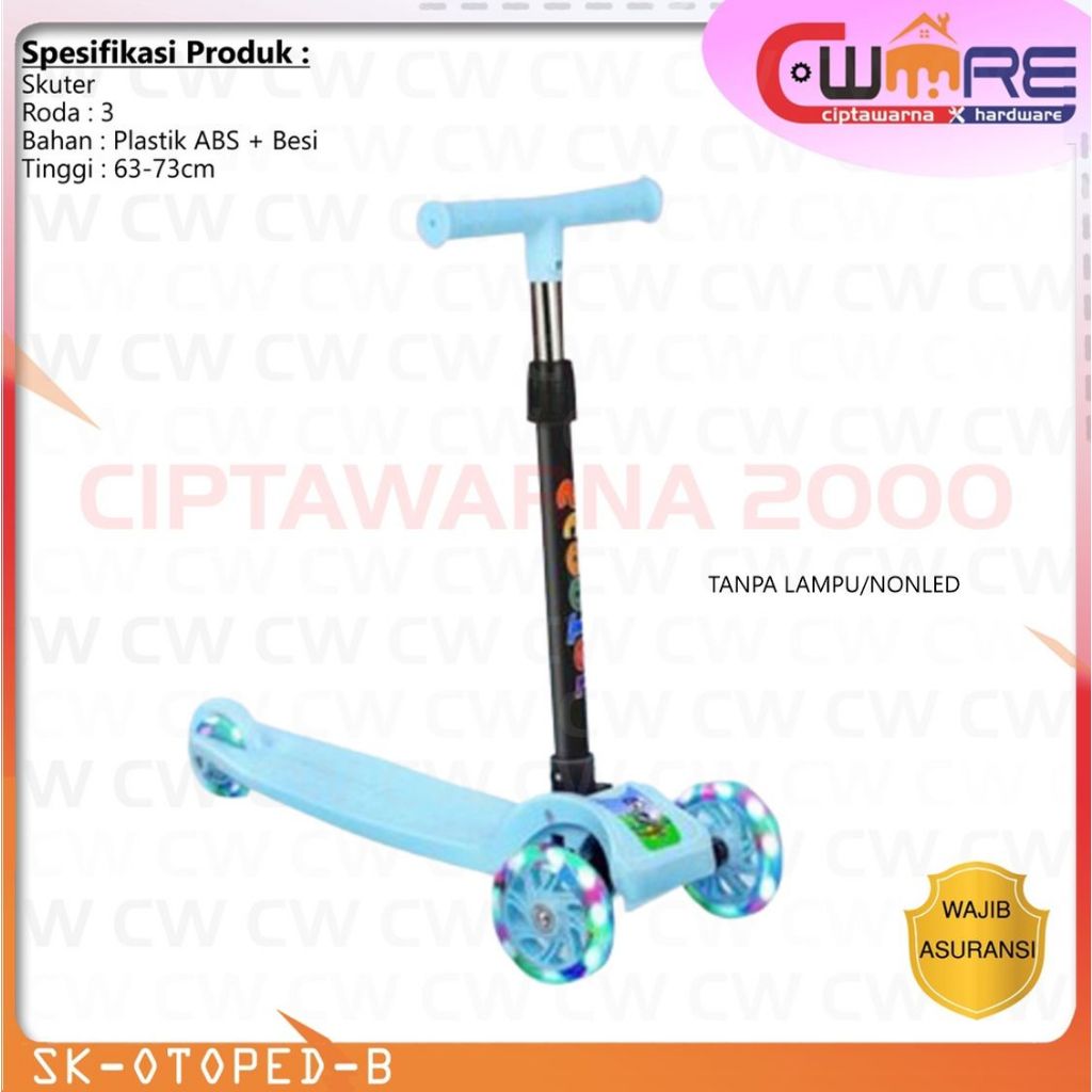 Skuter Kickboard Otoped Anak Kecil 3 Roda Mainan Skuter Anak - MMG CW2H