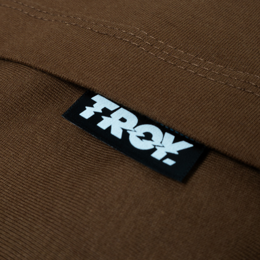 Troy Company Tshirt Regular Fit Terra Brown - Kaos Lengan Pendek Kaos Polos MTD 3552