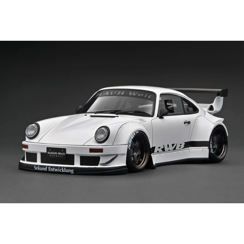 IGNITION MODEL SCALE 1:18 IG3696 Porsche RWB 930 Matte White