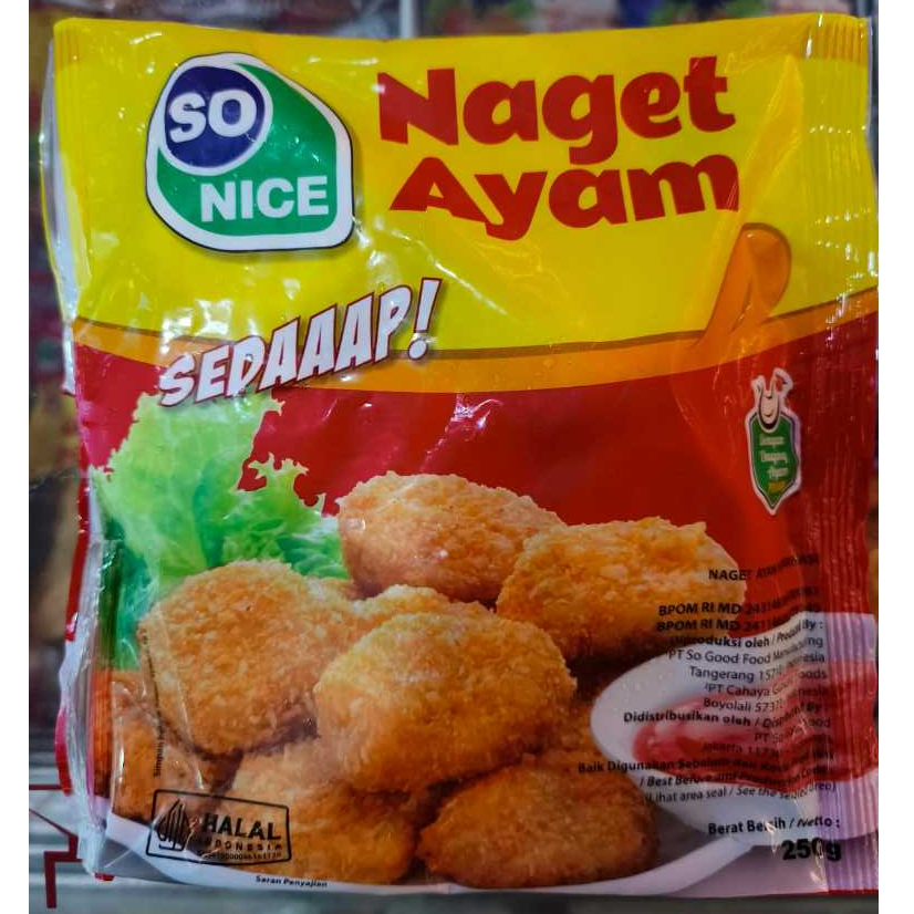 NUGGET AYAM SO NICE 250gr