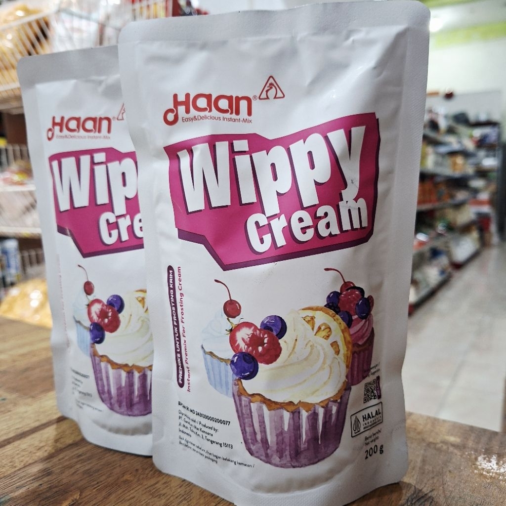 HAAN WHIPPY CREAM / WHIPPING CREAM HAAN 200 GR / WHIP CREAM