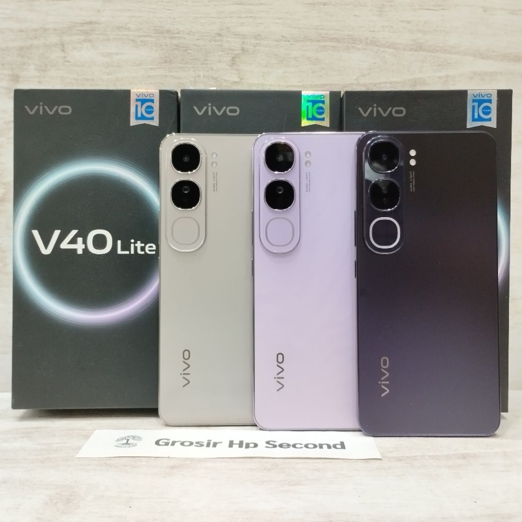 VIVO V40 LITE 4G 8/128GB 8/256GB HP SECOND BEKAS FULLSET