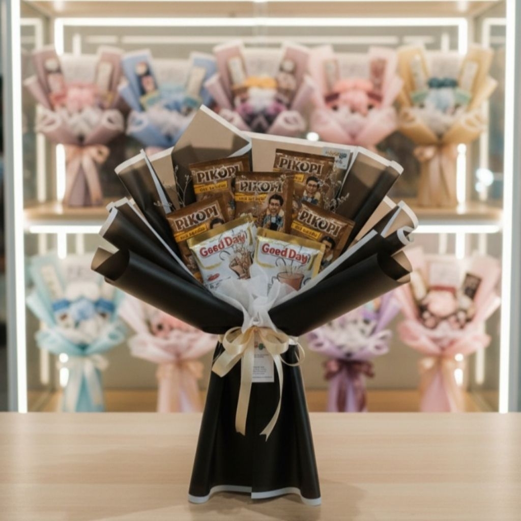 Buket kopi untuk cowo buket valentine wisuda sempro