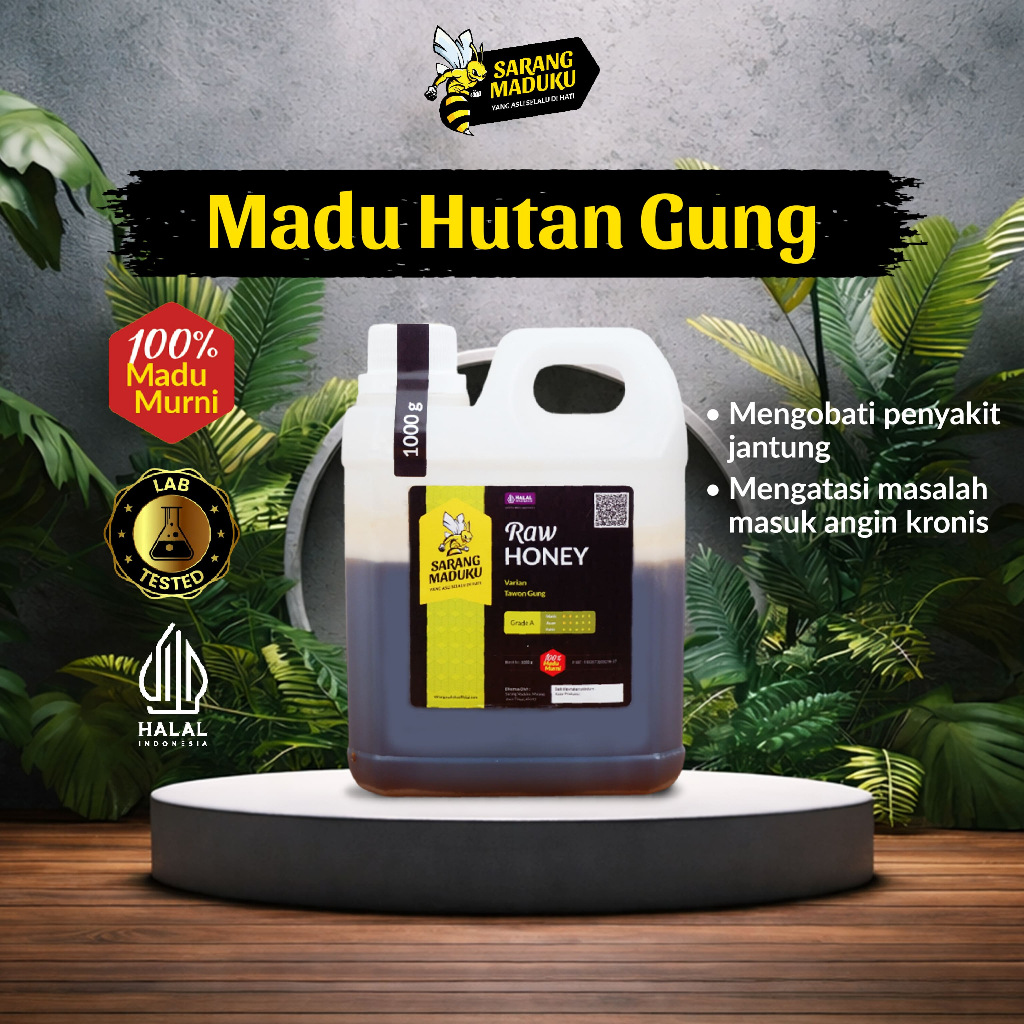Sarang Maduku Madu Tawon Gung Asli Murni 100% Raw Honey