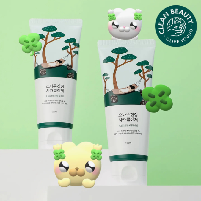 ROUND LAB Pine Calming Cica Cleanser (Double Pack)