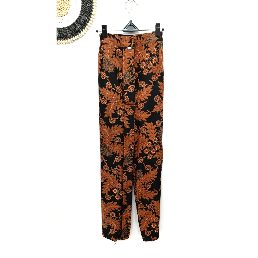 Celana Wiru Batik Sogan Katun Adem