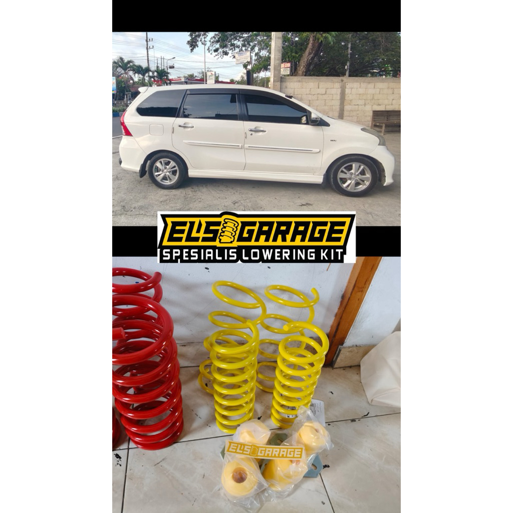 LOWERING KIT PER CUSTOM CEPER MOBIL AVANZA/XENIA/RUSH/TERIOS OLD 2004-2020