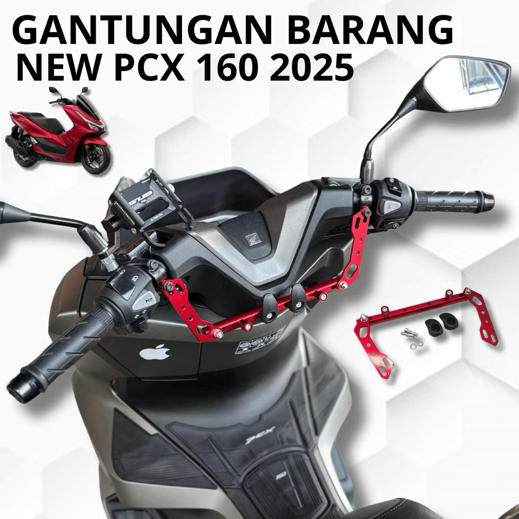 Gantungan Barang PCX 160 2025 ABS CBS ROADSYNC