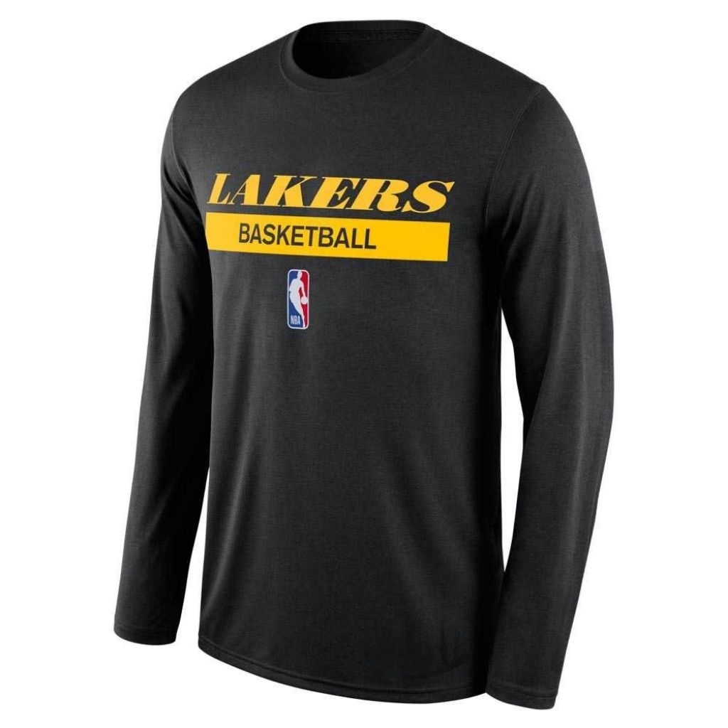 Tshirt - Long Sleeve Shirt - Kaos Lengan Panjang - Baju Lengan Panjang - Lakers Basketball NBA