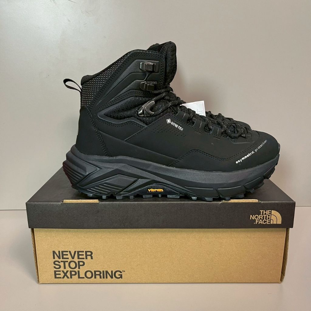 Sepatu Hiking The North Face High Goretex boots Black Original Guarantee