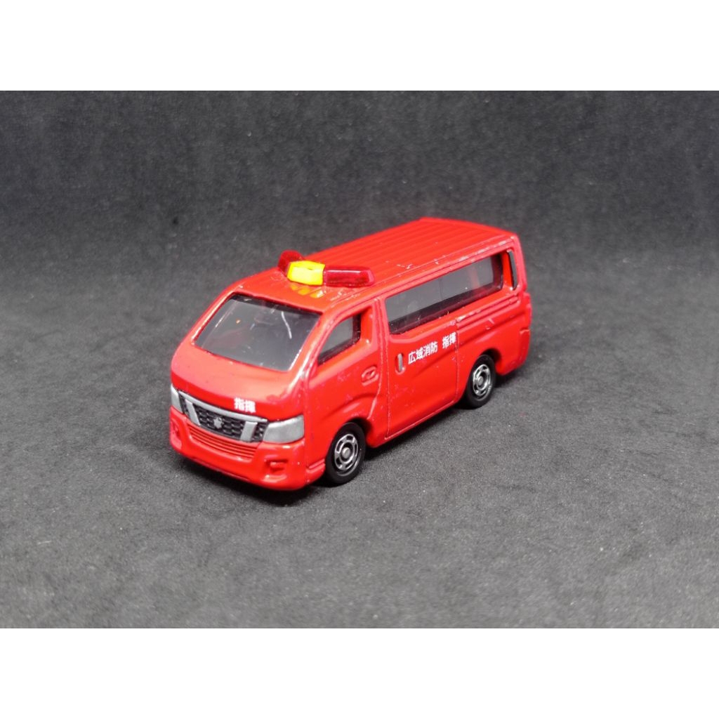 Tomica Nissan NV350 Caravan Fire Dept. - Loose Vietnam