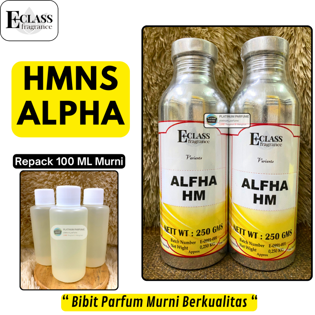 Bibit Parfum Hmns Alpha Repack 100 ML MURNI Eclass Fragrance