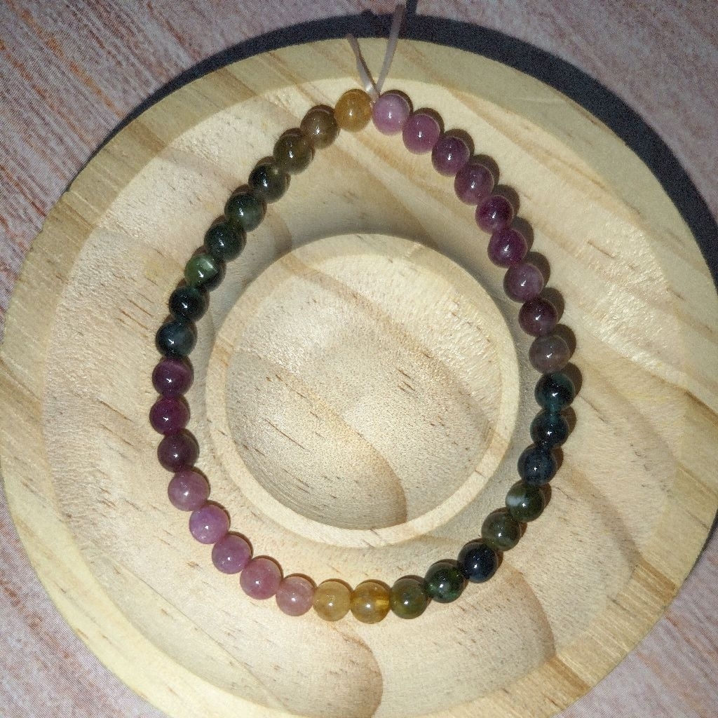 Gelang Natural Batu Alam Tourmaline