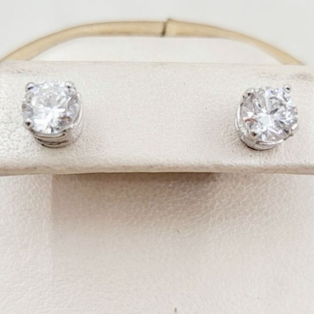 Giwang Emas Asli Desi White Gold 17k