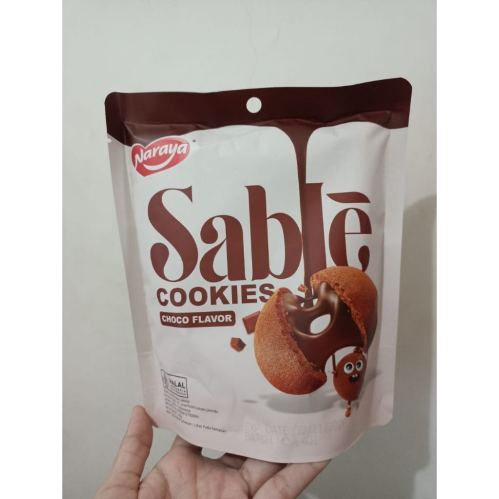 NARAYA SABLE COOKIES MATCHA/COKLAT 40GR