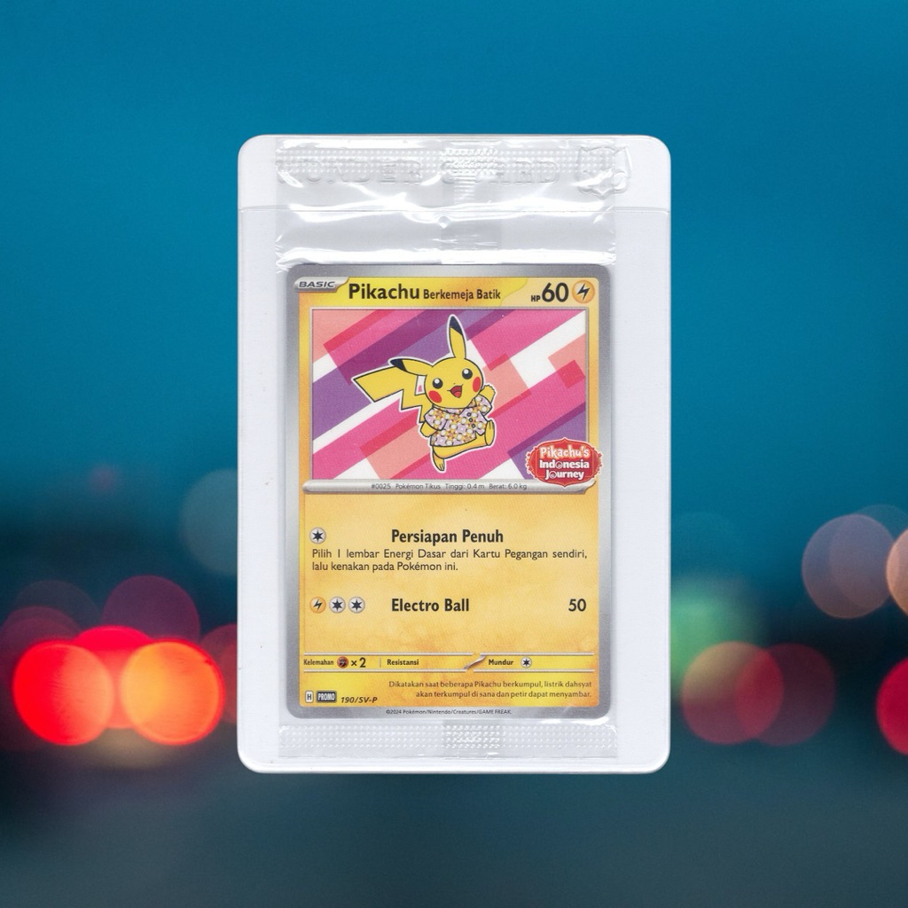 pikachu berkemeja batik (pink)