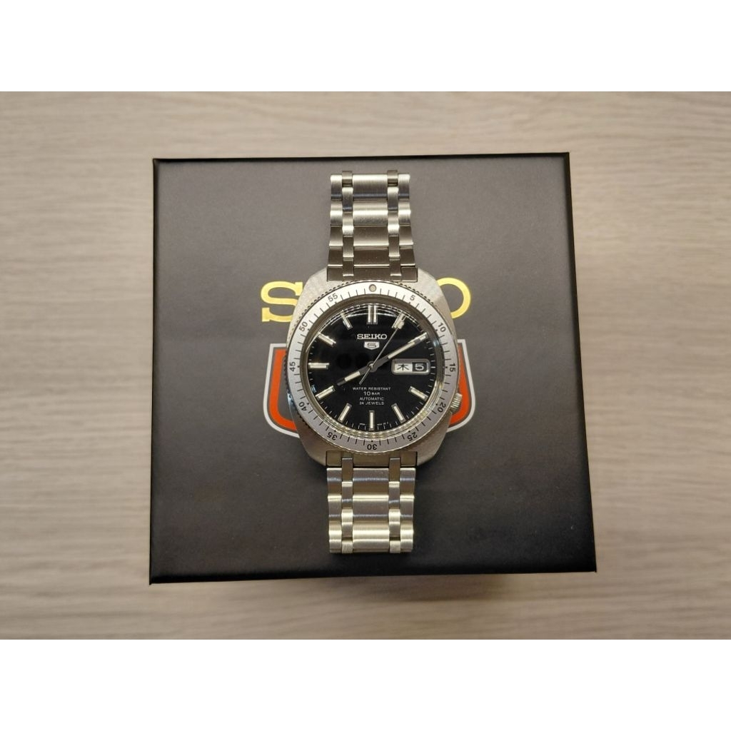SEIKO 5 SRPL93K1 Gene Kranz Limited Edition - Automatic 4R36 Jam Tangan Analog Mechanical Watch Spor