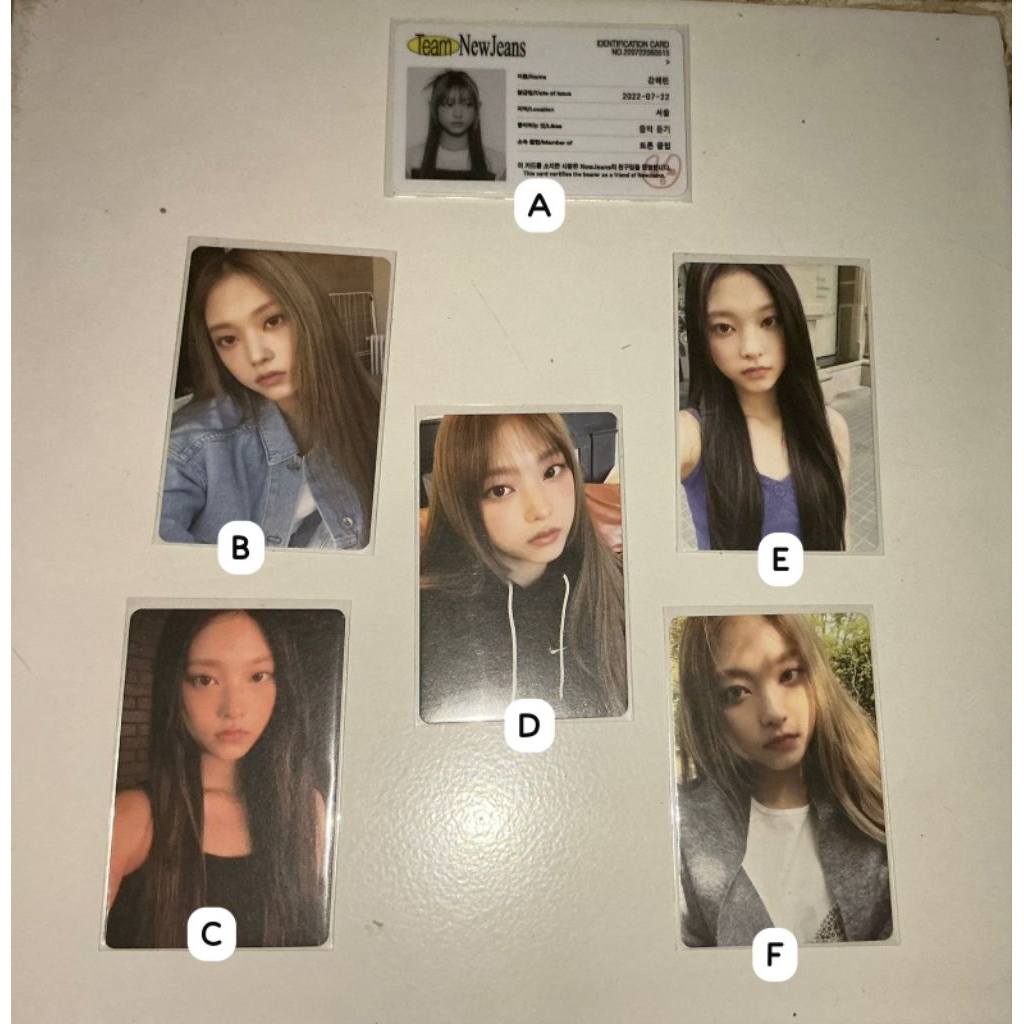 Photocard Haerin Official