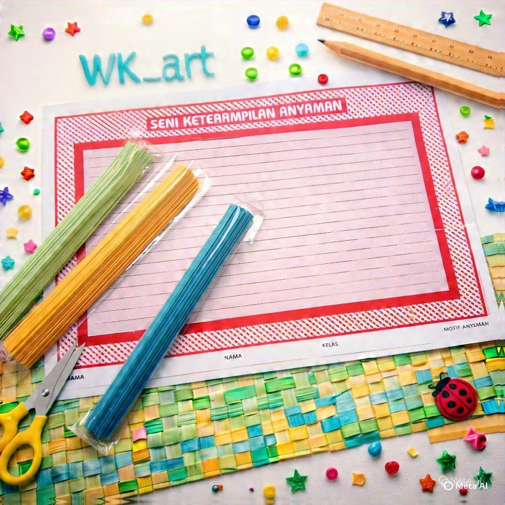 prakarya anyaman kertas