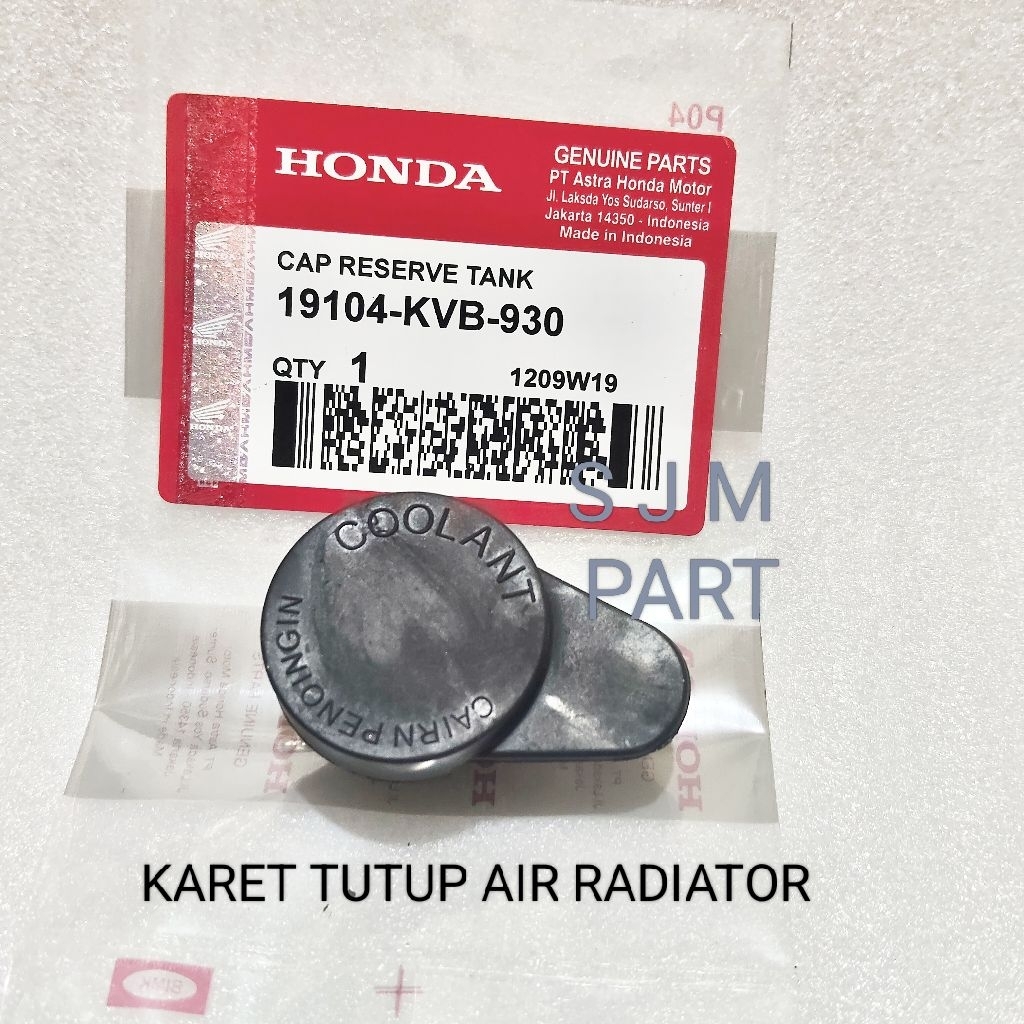 KARET TUTUP CADANGAN AIR RADIATOR MOTOR HONDA VARIO 110 STYLO 160 VARIO 125 TECHNO VARIO 125 ESP VAR
