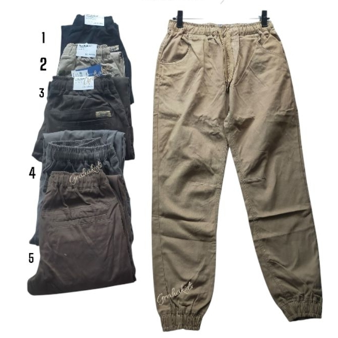 CELANA PANJANG CHINOS JOGER NEVADA JUNIOR CELANA PANJANG ANAK CELANA CHINOS KARET