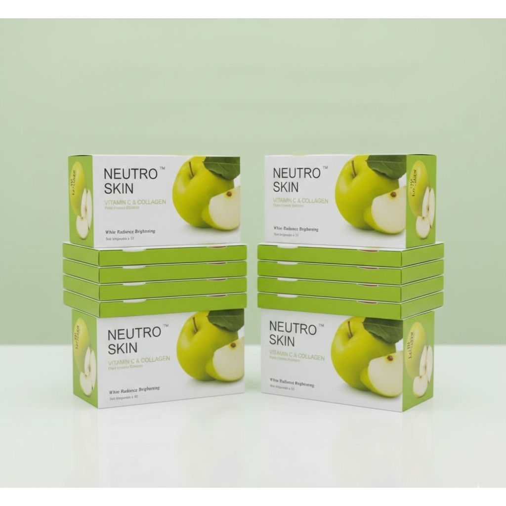 [TERBARU] Neutro Skin Vitamin C & Apple Collagen Nano Orginal Bersegel ( PERBOX )