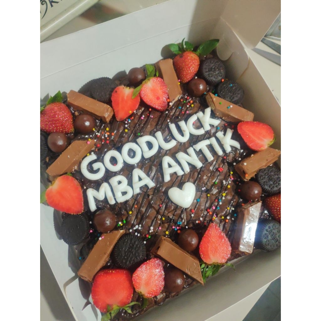 Fudgy Brownies Birthday