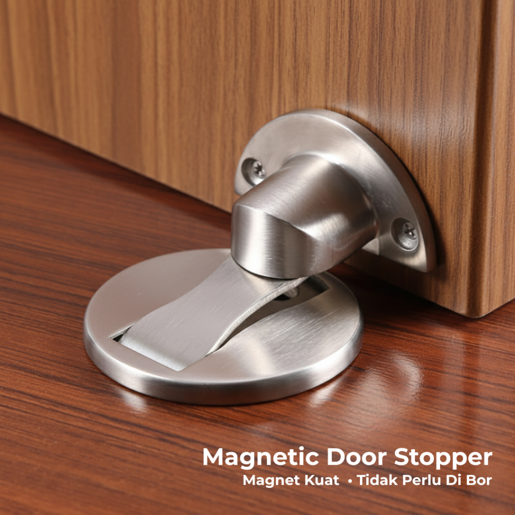 Magnet Pintu Rumah - Penahan Pintu Rumah Dengan Magnet Anti Bentur dan Tahan Karat