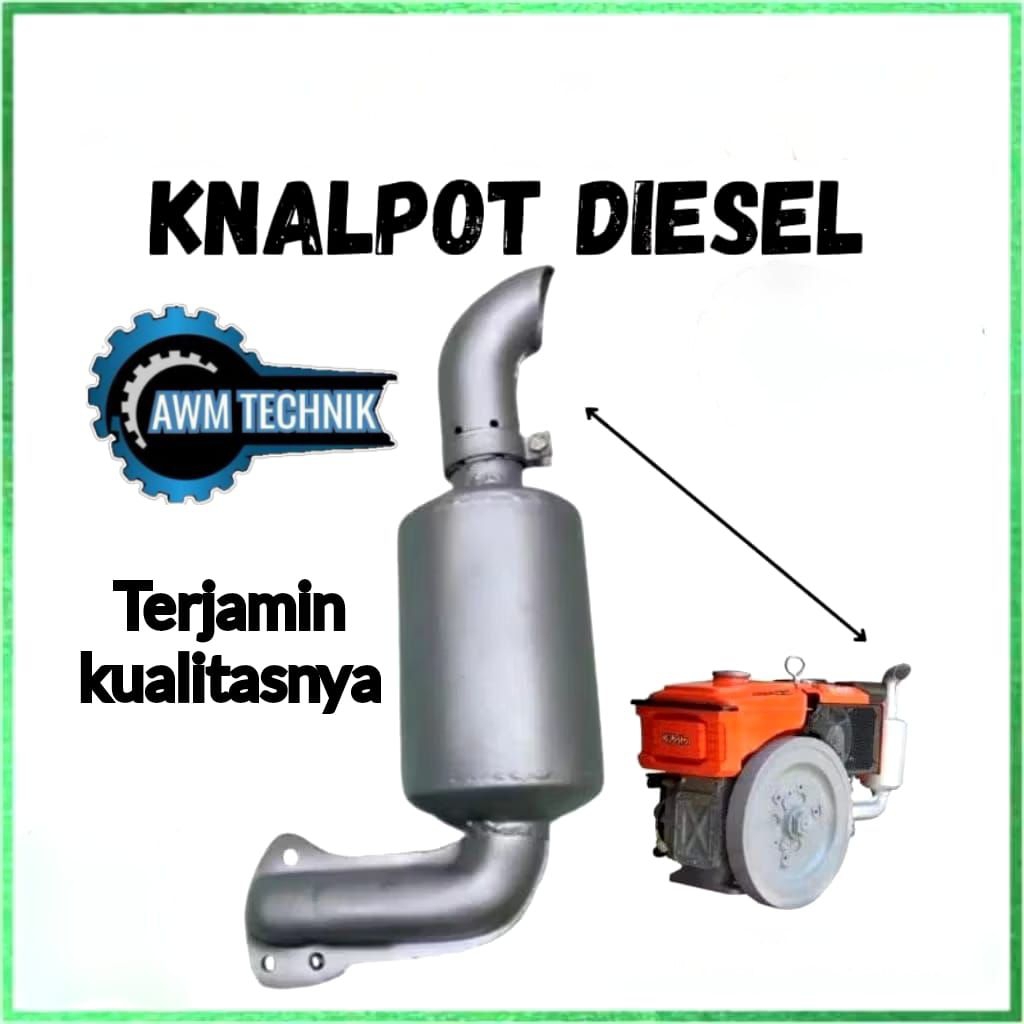 Knalpot Diesel Kubota Type RD 85,75,95,110