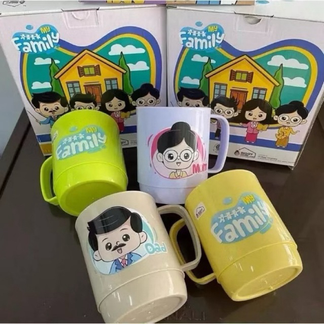 SET GELAS FAMILY / GELAS PLASTIK / SATUAN