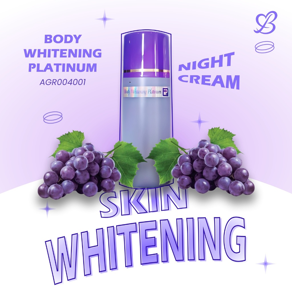 Krim Pemutih Kulit Body Whitening Platinum IP
