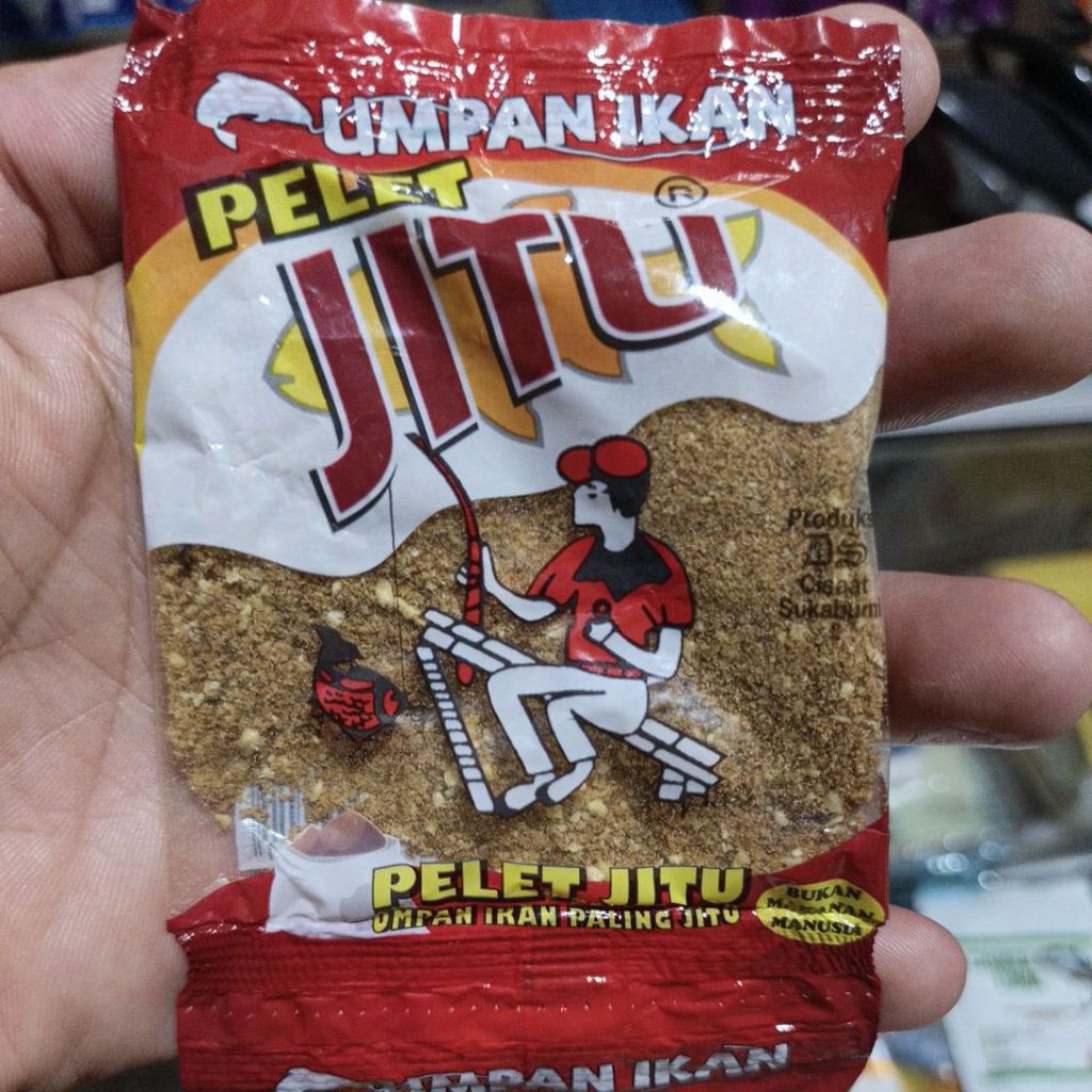 Pelet jitu merah umpan ikan mas