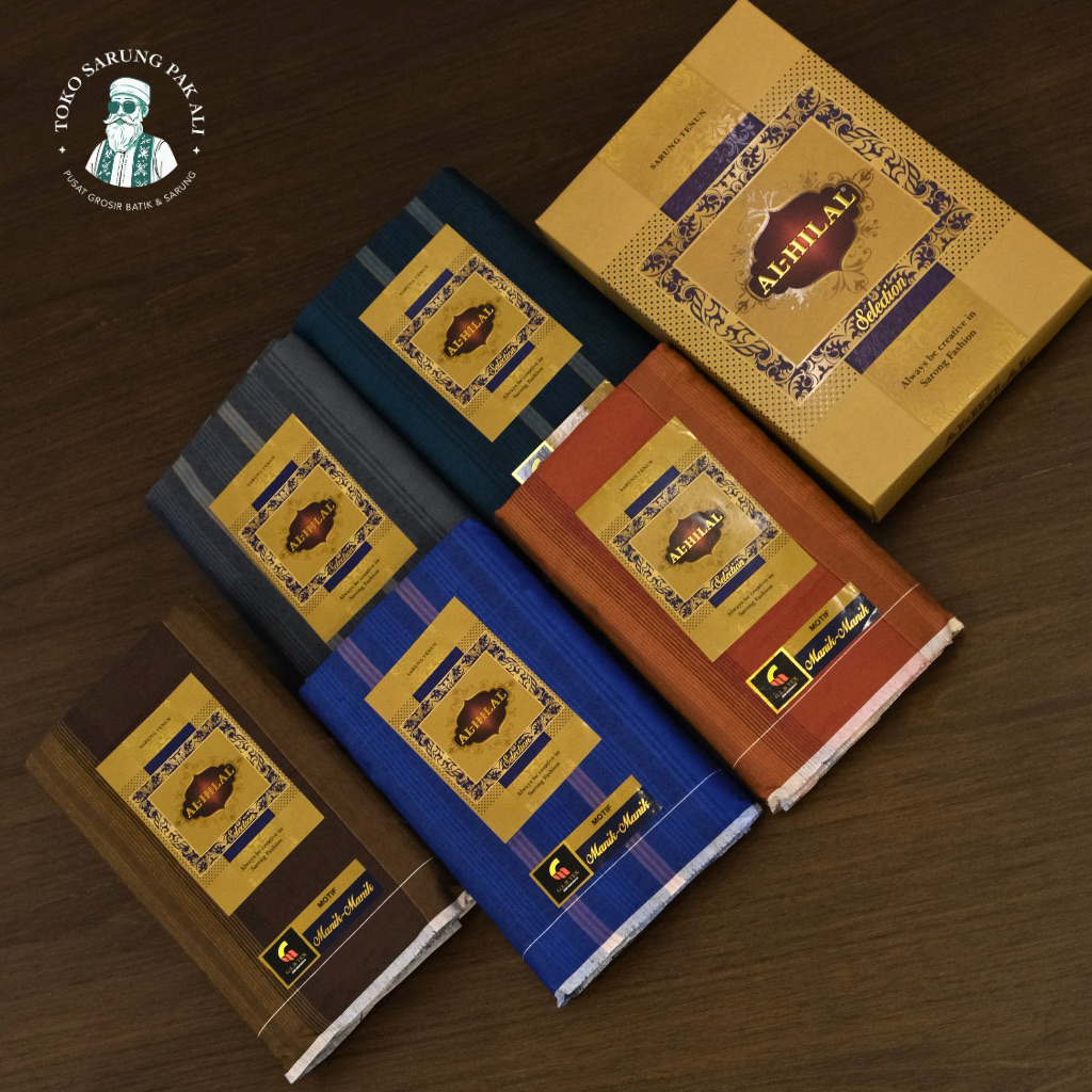Sarung Pak Ali - Sarung Al-Hilal/Sarung Pria/Sarung Al-Hilal