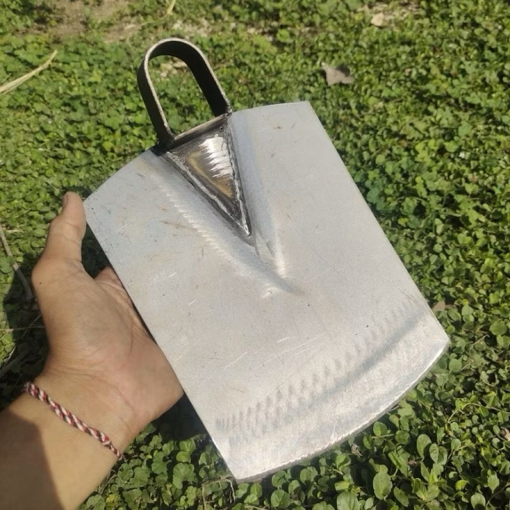 Mata Cangkul Baja Tebal - Cangkul Kebun / Proyek (Baja PUTIH)