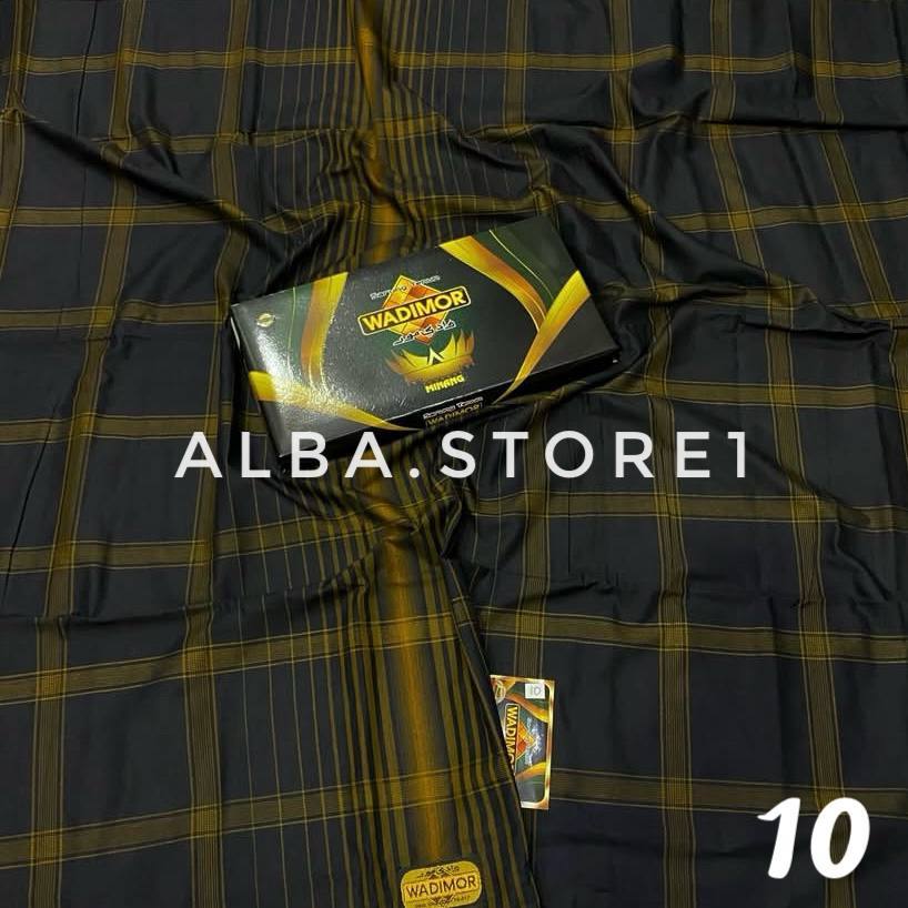 Sarung WADIMOR STRIMIN Hitam Polos Timbul Doby/Sarung Wadimor Black Sweet Wadimor Hitam Garis Hitam 
