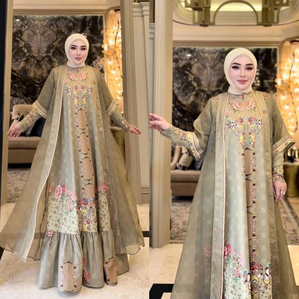 TERBAIK PROMO RAMADHAN Shellasaukia Official Store ORIGINAL Dress Shellasaukia Edisi Lebaran Terbaru