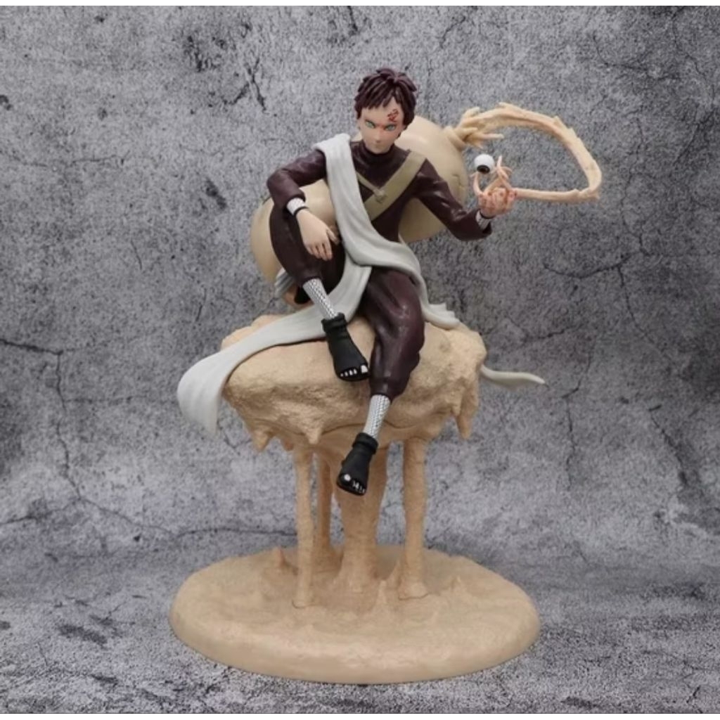 gaara kazekage anime naruto figure action figure mainan resin statue