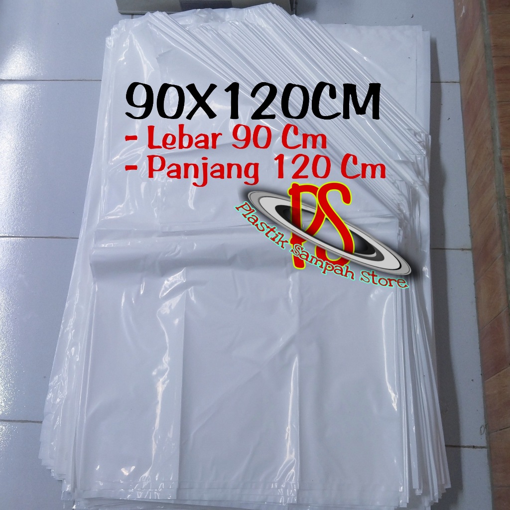 Plastik putih 90 x120 Cm , Kantong Sampah putih 90x120 Cm , Kantong Plastik putih 90x120 Cm , Kanton